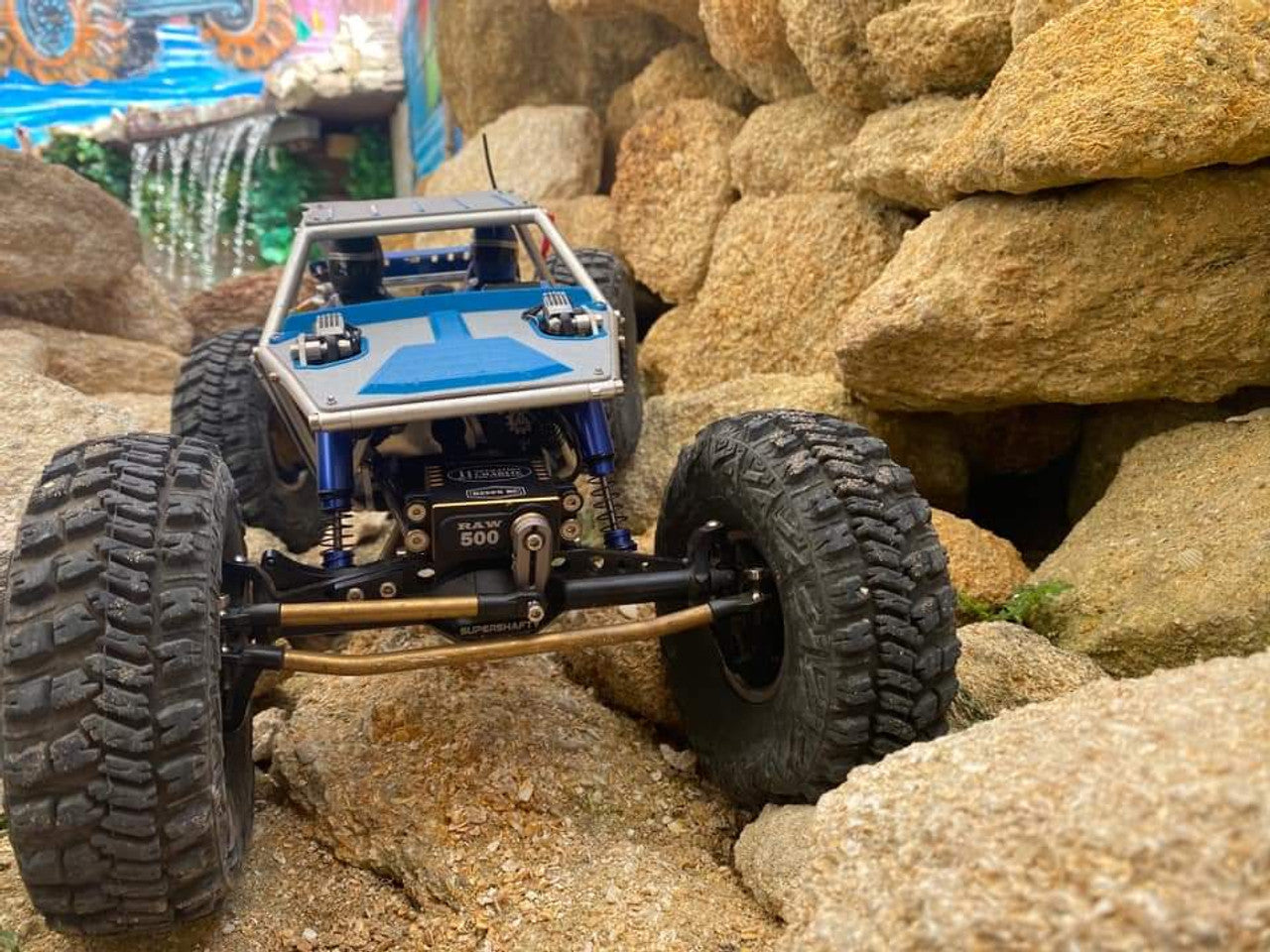 D-Links Axial Capra Brass High Clearance Steering Link Kit