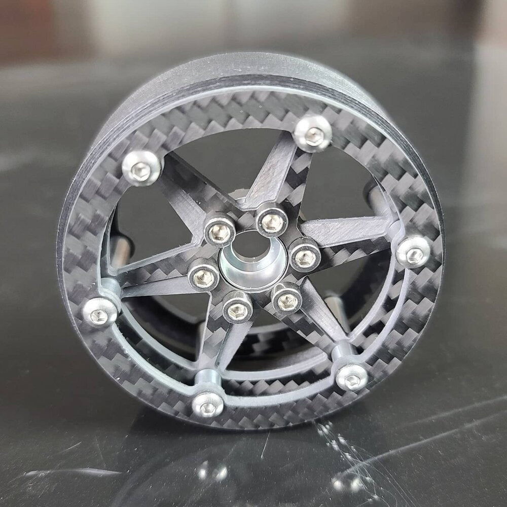 Punks Custom 3D 3 piece 2.2 Carbon Wheels - Blades 3d/9mm hubs