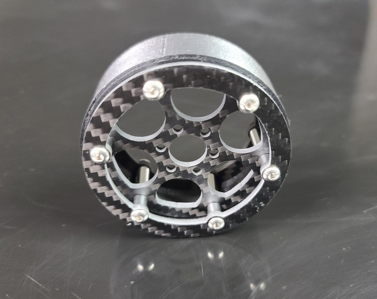 Punks Custom 3D 3 piece 2.2 Carbon Beadlock Wheels (set of 4) - D-Hole