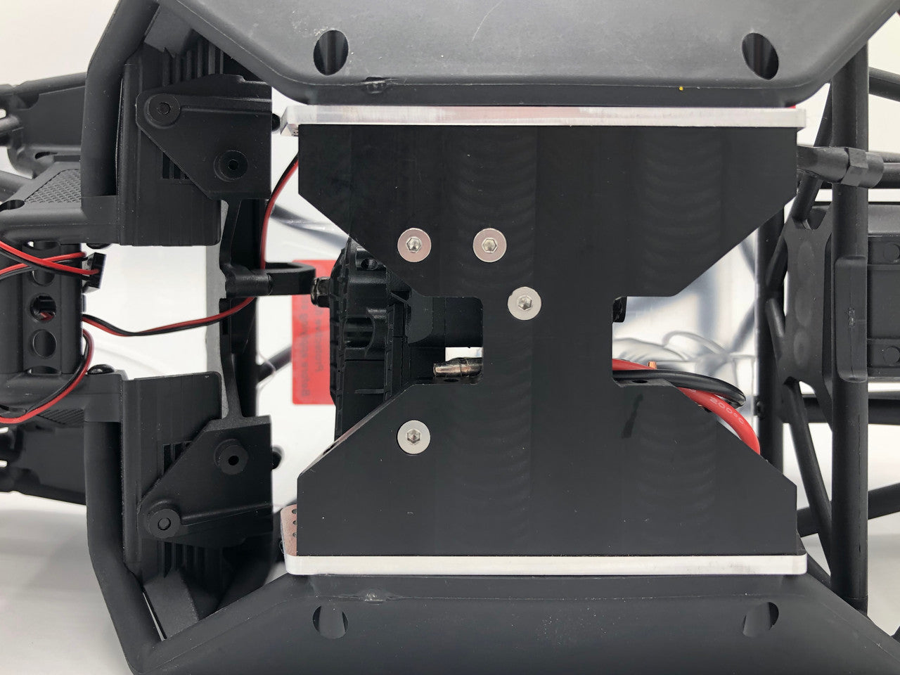 VADER STOCK CAPRA High Clearance Capra Delrin Flat Bottom Skid with dig servo mounts - with v2 mounts