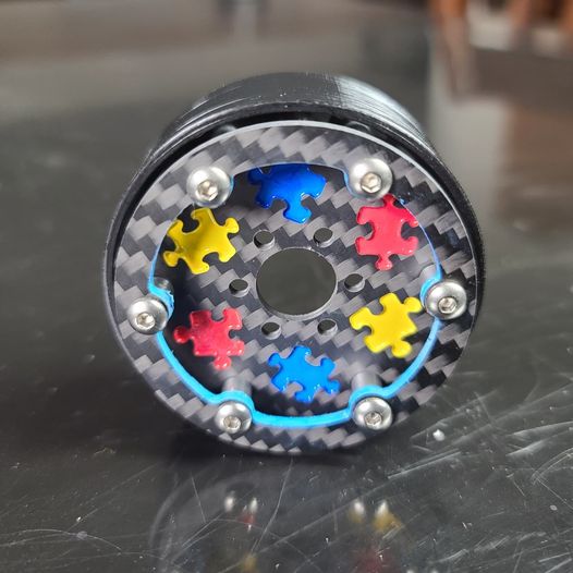Punks Custom 3D 3 piece 1.9 Carbon beadlock wheels (set of 4) - Jigsaw Puzzle