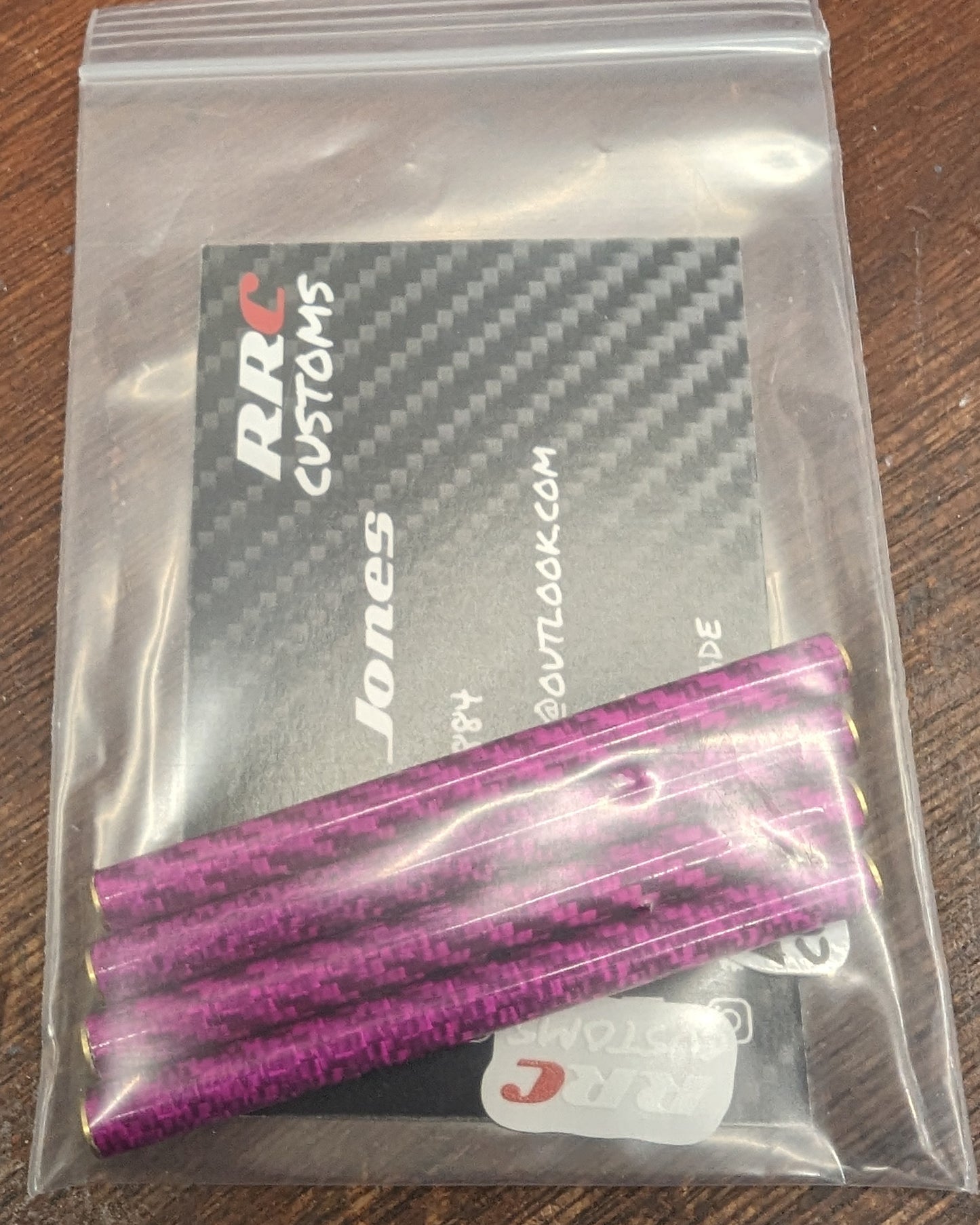 RRC Customs Carbon Spacers 70mm x4 (COLOURS)