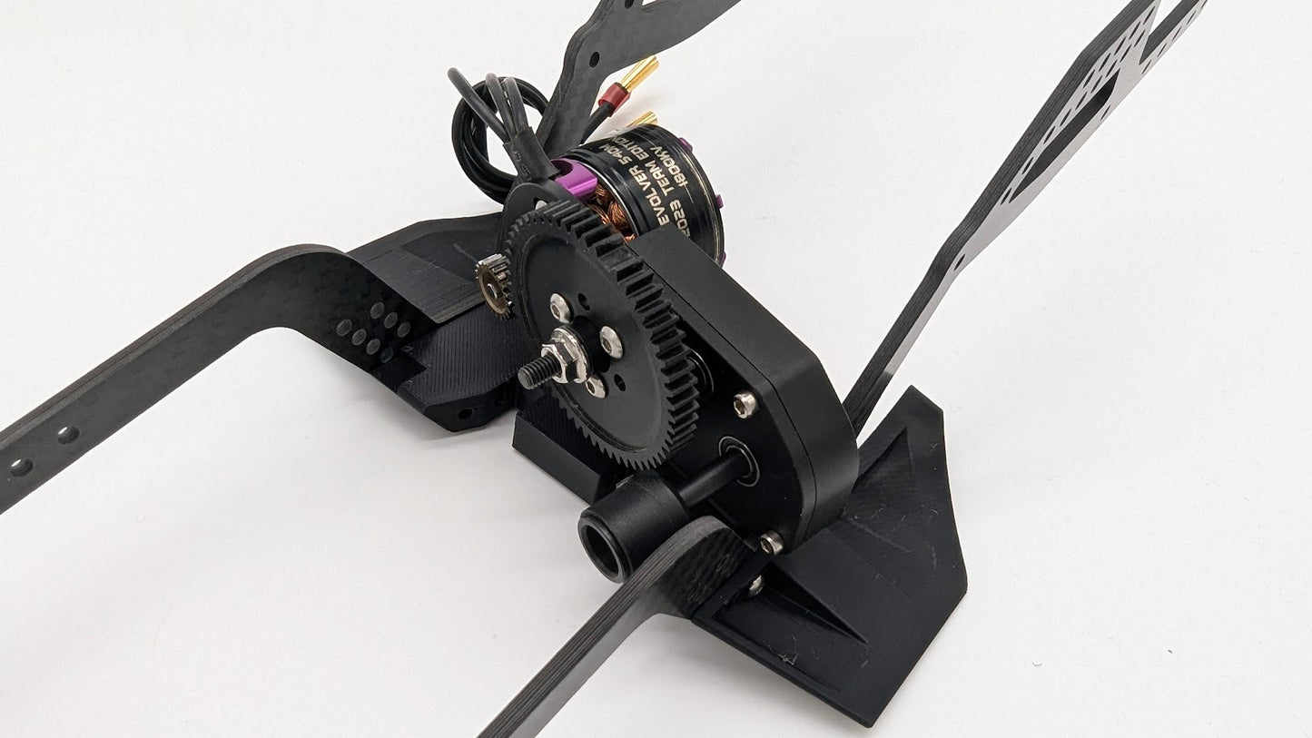 GCRC Caiman Black 78mm Skid - 2LOW