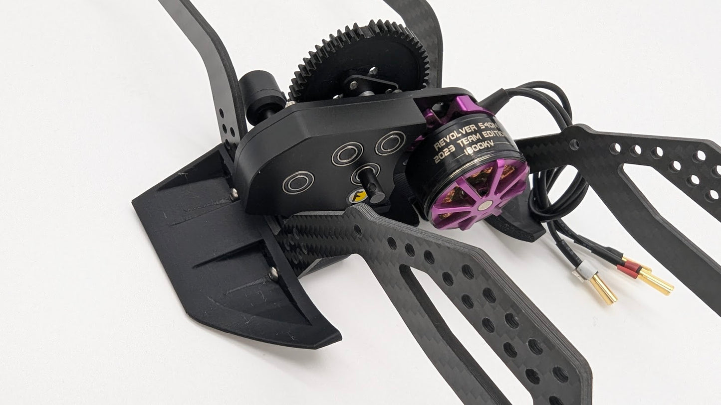 GCRC Caiman Black 78mm Skid - 2LOW