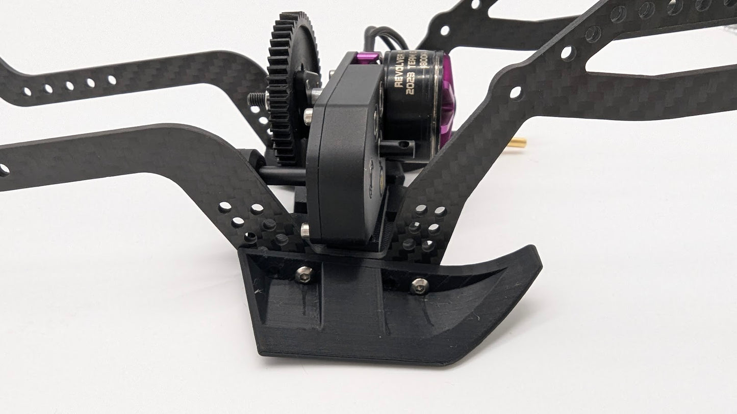 GCRC Caiman Black 78mm Skid - 2LOW