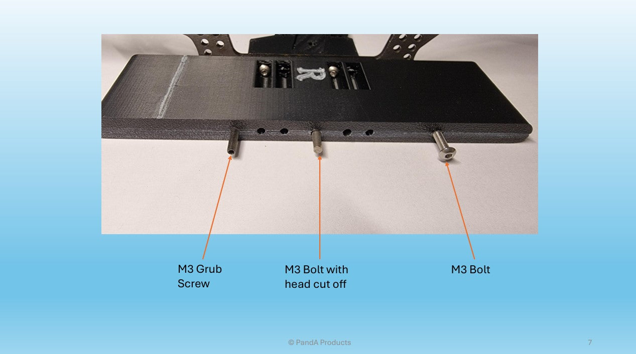 GCRC Caiman PandA UK1 Sliders (can hard body mount)