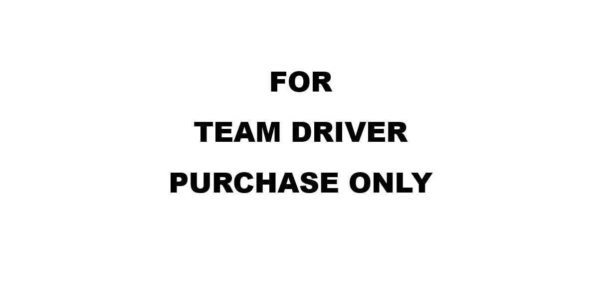 Caiman UK1 Black FLAT-TAIL FLAT OD3 SKID by 2RC (For Team Drivers purchase ONLY)