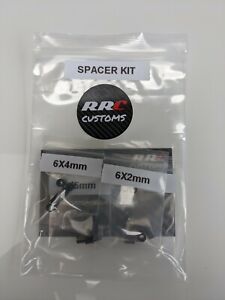 RRC Customs Carbon Spacer / Stand Off Kit 6x6mm, 6x5mm, 6x4mm, 6x2mm