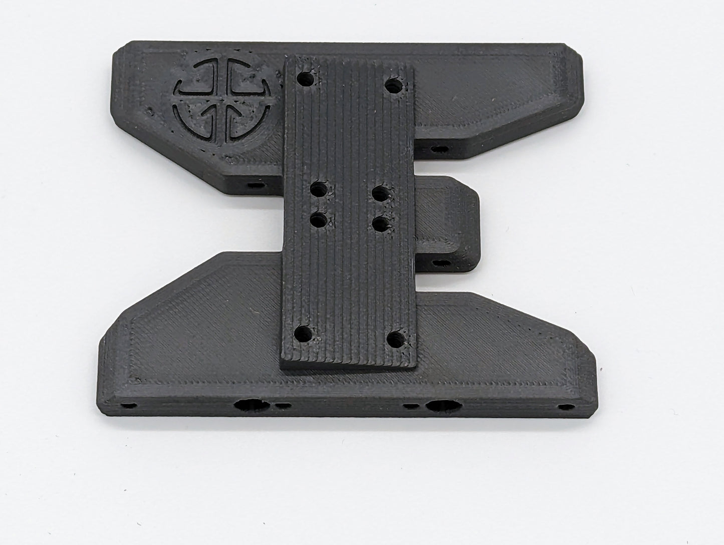 Skid 10.2 bolt pattern for Caiman OG UK2/3 - 8 Degree - SCX10ii/Enduro Trans (Black)