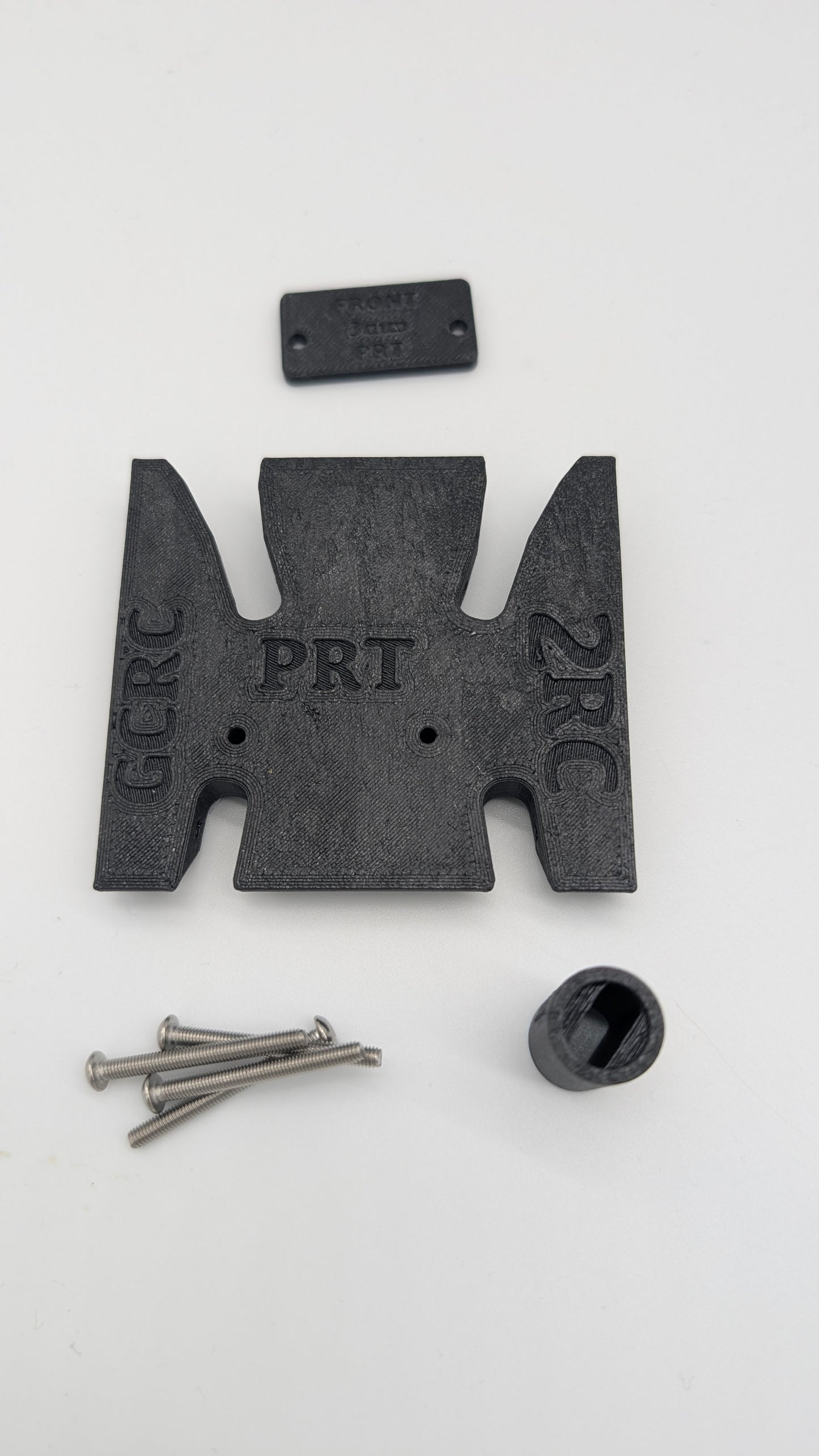 Caiman Black / Flattail UK2/3 angled 75mm Skid for a DLUX/AliExpress PORTAL Trans by 2RC