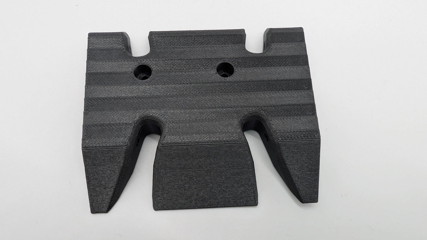 Caiman Black / Flattail UK2/3 angled 75mm Skid for a DLUX/AliExpress PORTAL Trans by 2RC