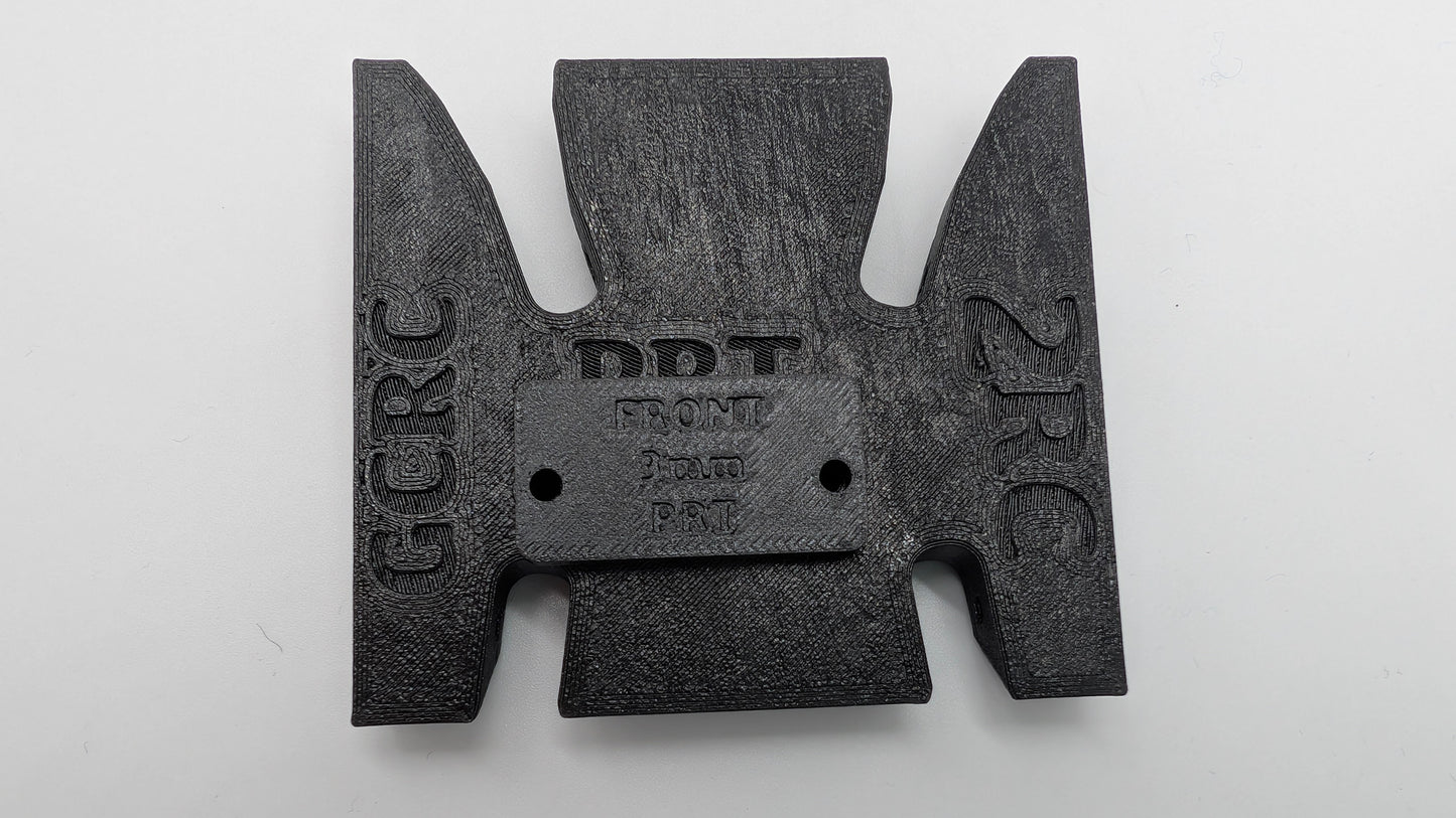 Caiman Black / Flattail UK2/3 angled 75mm Skid for a DLUX/AliExpress PORTAL Trans by 2RC