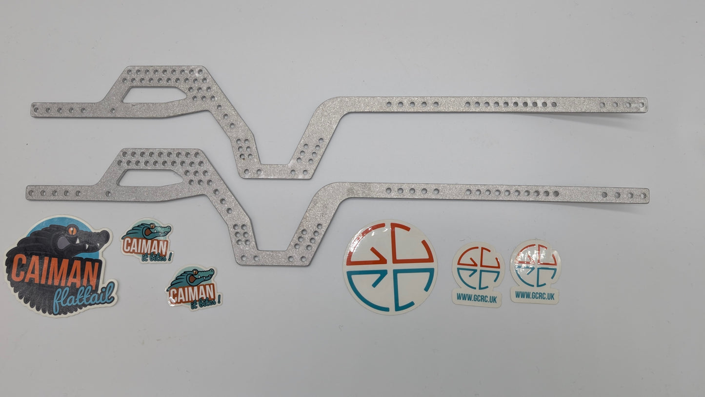 Caiman Black FLATTAIL UK1 in T6 Alloy