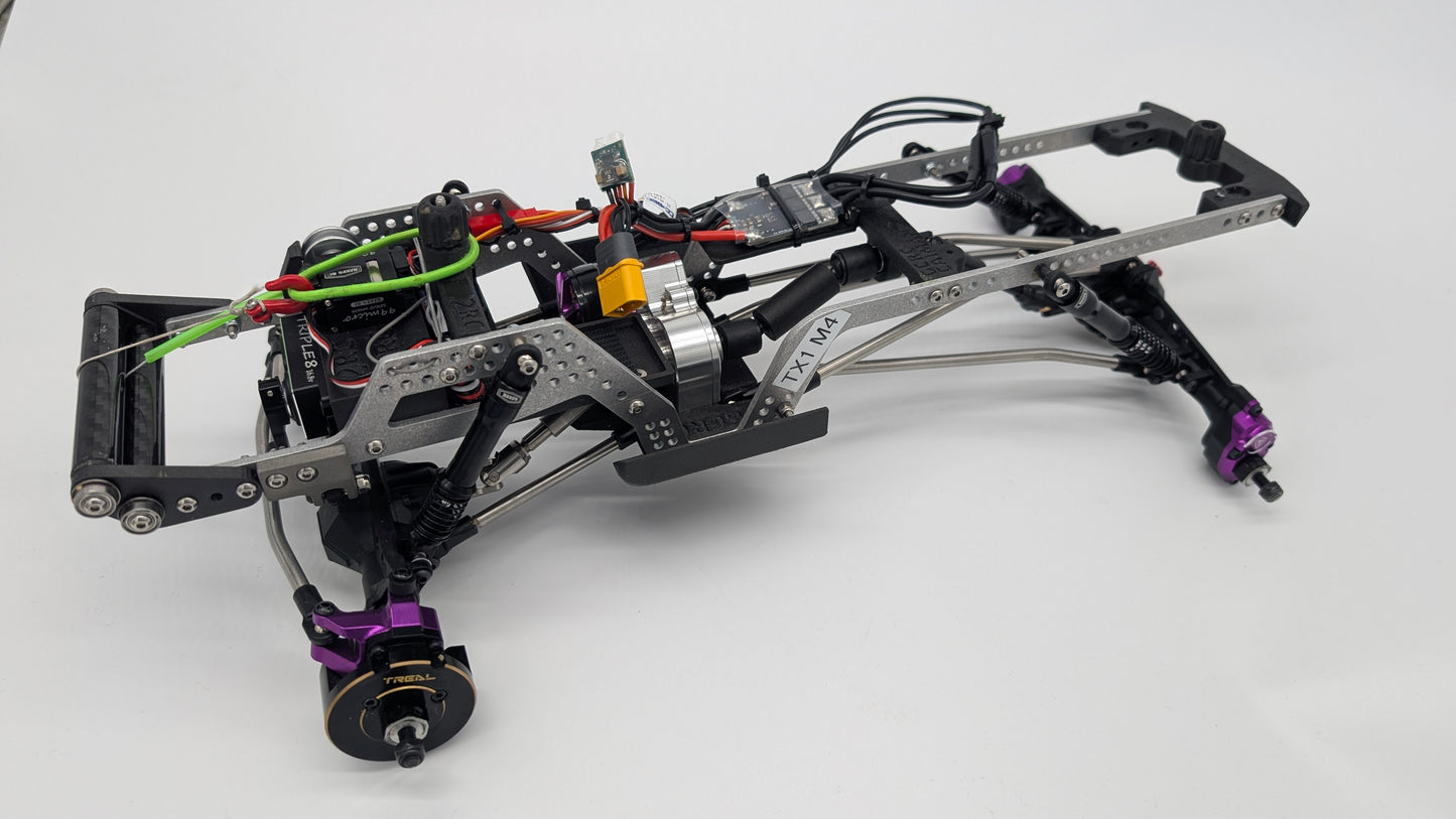 Caiman Black FLATTAIL UK1 in T6 Alloy