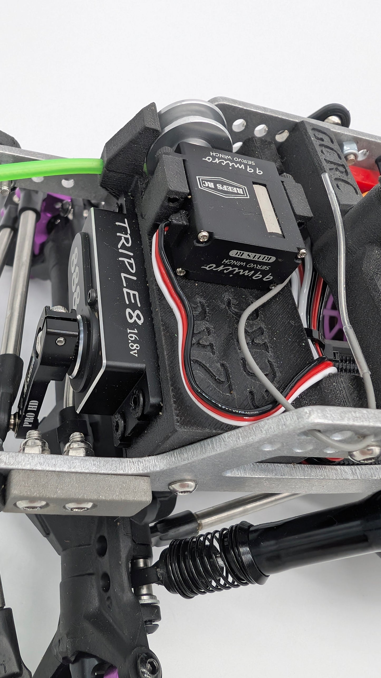 CAIMAN BLACK &nbsp;FLATTAIL UK1 2RC BUILD KIT (without SKID)