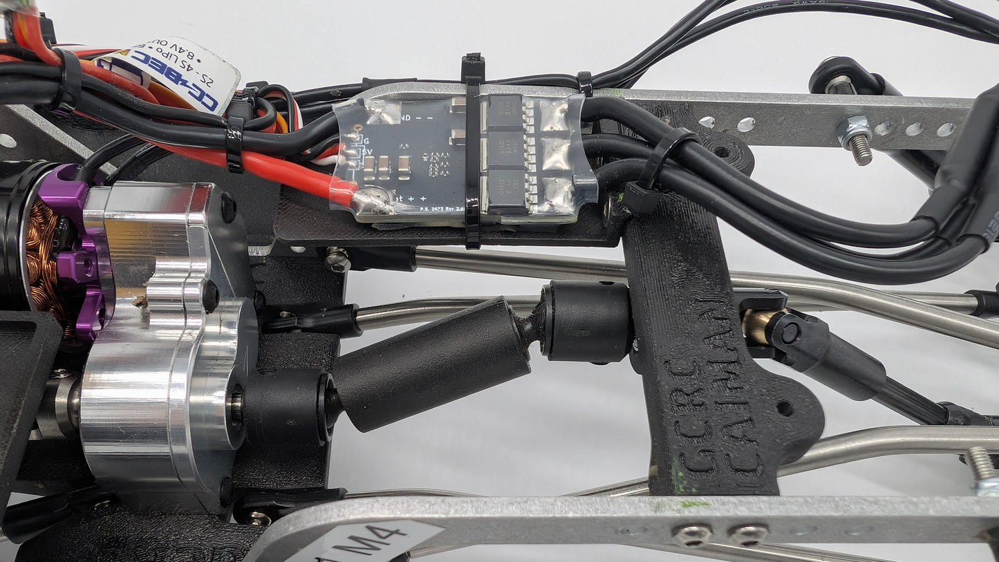 CAIMAN BLACK &nbsp;FLATTAIL UK1 2RC BUILD KIT (without SKID)