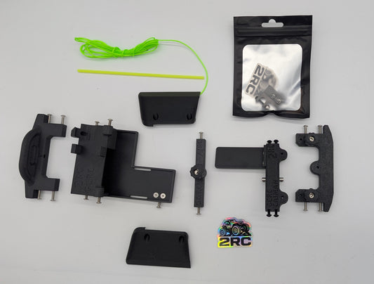 CAIMAN BLACK &nbsp;FLATTAIL UK1 2RC BUILD KIT (without SKID)