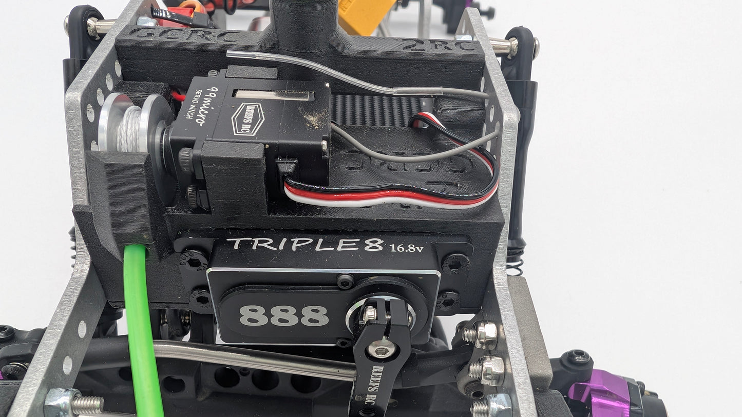 CAIMAN BLACK &nbsp;FLATTAIL UK1 2RC BUILD KIT (without SKID)