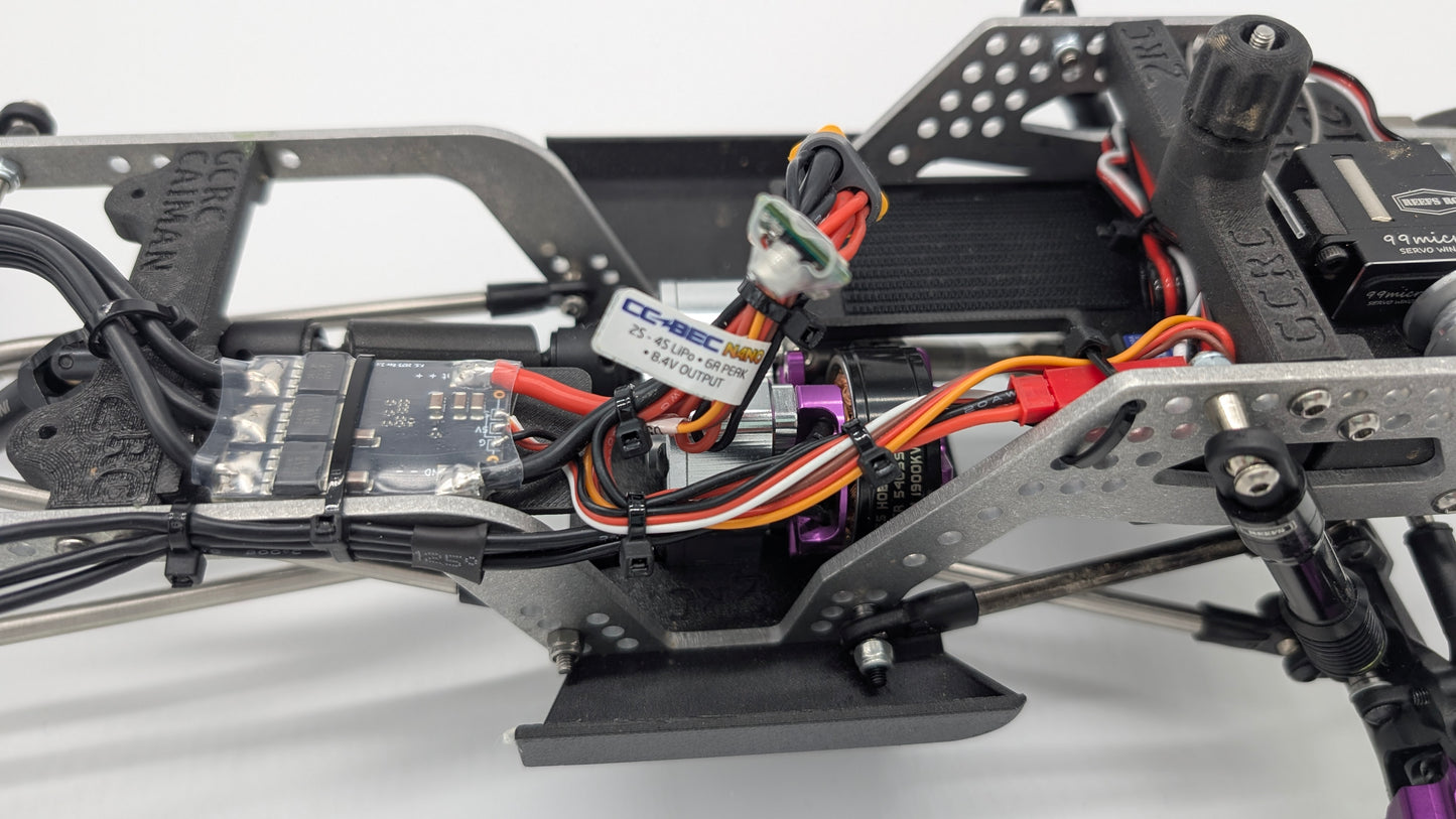 CAIMAN BLACK &nbsp;FLATTAIL UK1 2RC BUILD KIT (without SKID)