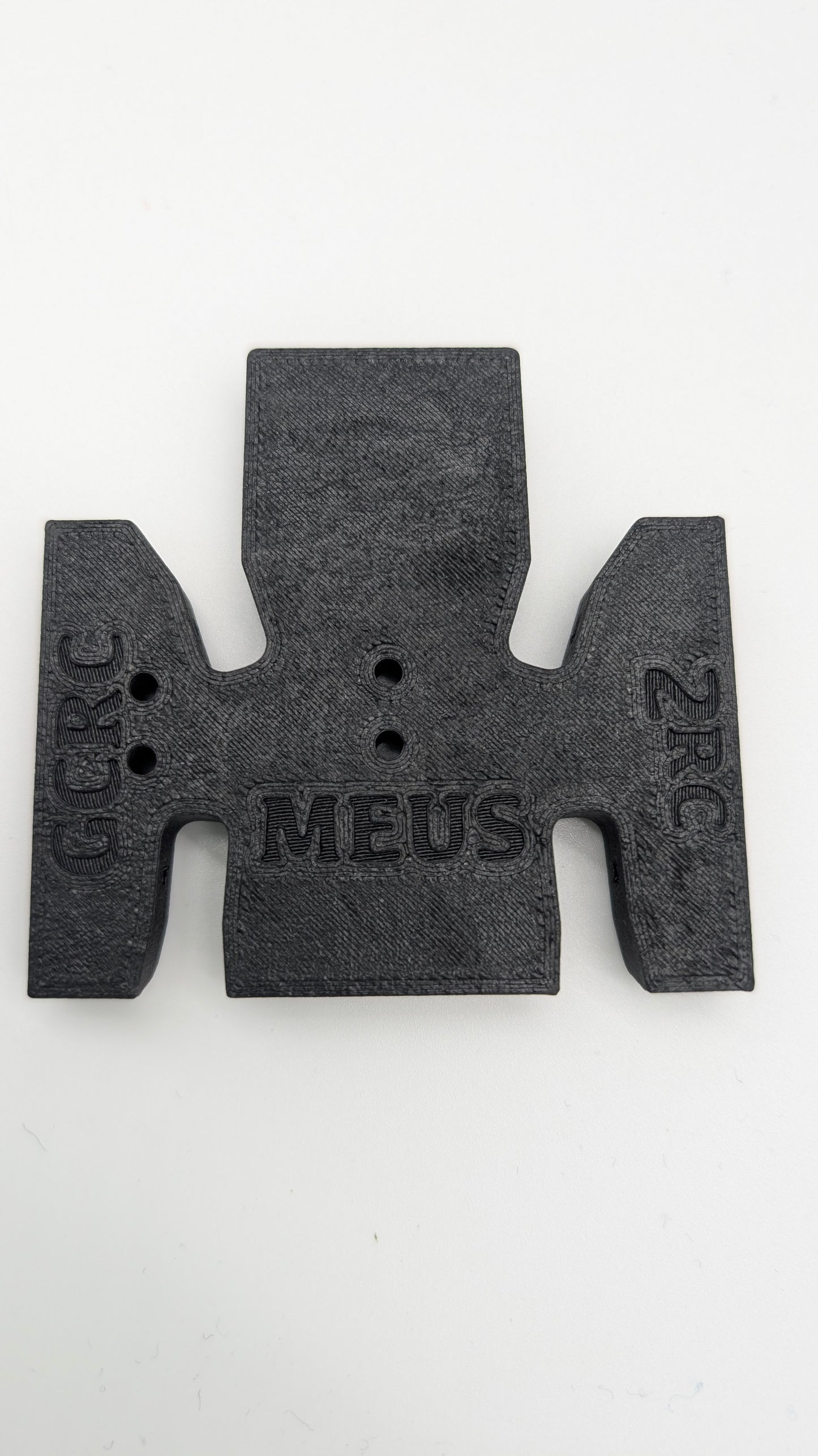 Caiman Black FlatTail 75mm UK1 FLAT Skid for a MEUS OD LCG Trans by 2RC