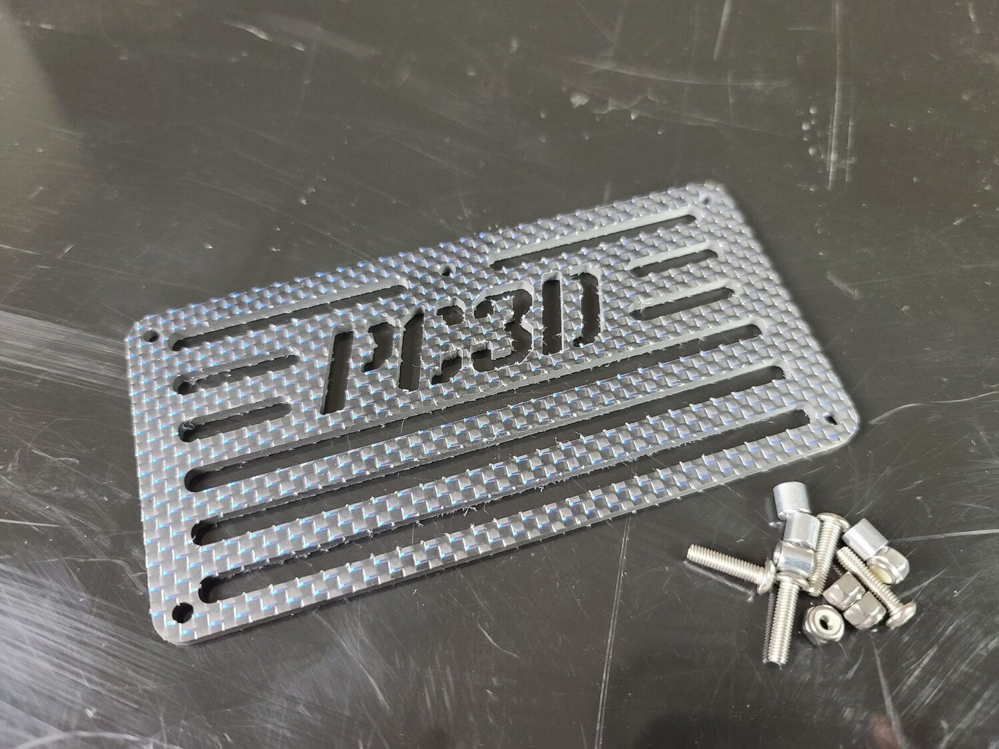 Punks Custom 3D 1/10 Carbon PC3D logo Roof Rack COLOURS