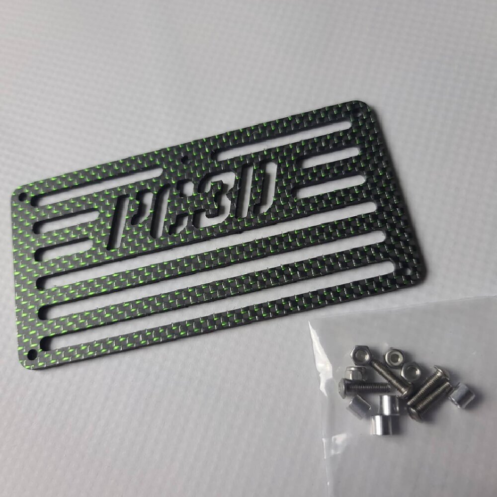Punks Custom 3D 1/10 Carbon PC3D logo Roof Rack COLOURS